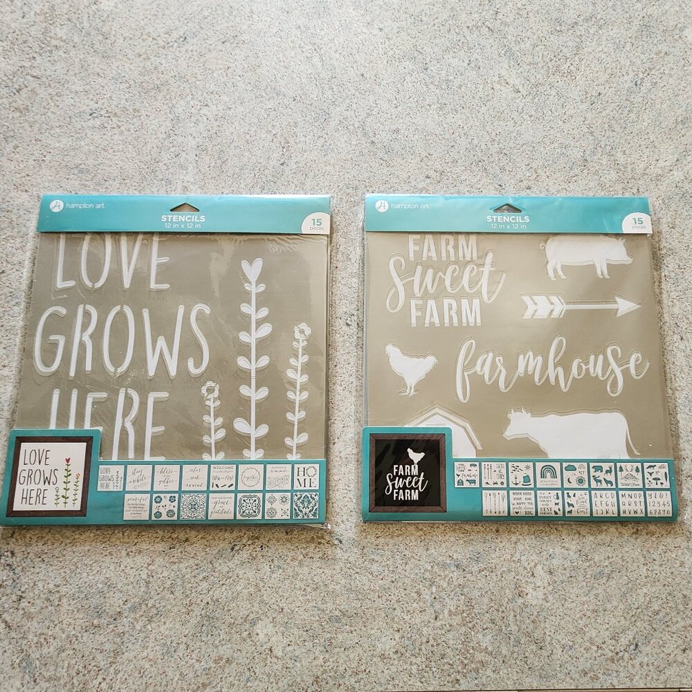 Hampton Art stencil set bundle